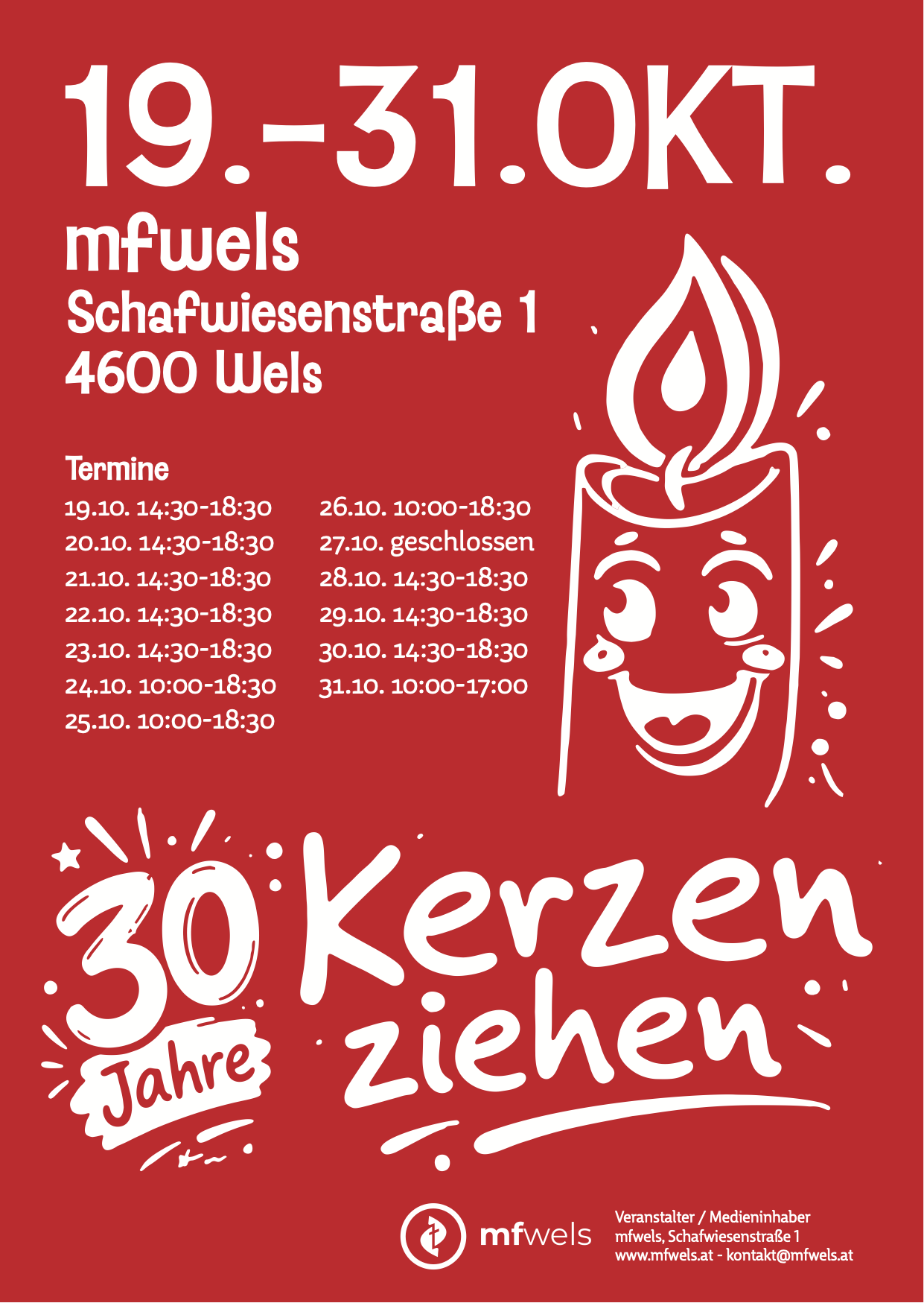 Flyer Kerzenziehen 2026